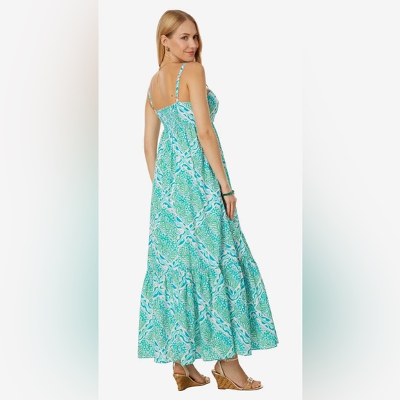 Lilly Heidi maxi dress prism blue good greef - Picture 3 of 4
